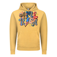 Vintage Mustard America Vintage Hoodie - CowhideDigitalArt