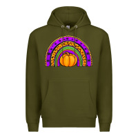Army Green halloween rainbow Premium Hoodie - Jasminsmagicworld