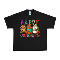 Black Happy hallothankmas coffee cups Urban Heavy Tee - FaDigitalArtStudio