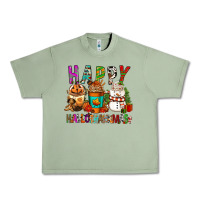 Oil Green Happy hallothankmas coffee cups Urban Heavy Tee - FaDigitalArtStudio