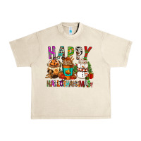 Sandshell Happy hallothankmas coffee cups Urban Heavy Tee - FaDigitalArtStudio