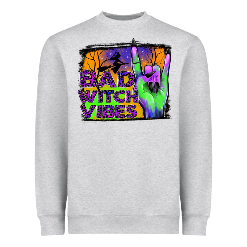 Bad Witch Vibes Heavyweight Sweatshirt by JahusDesignShop | Teevron