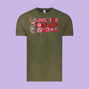 Love You Forever Vintage Tee Designed By Fadigitalartstudio