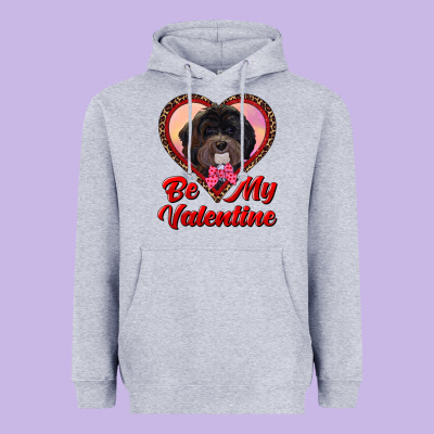 Be My Valentine Heavyweight Hoodie Designed By Ranaportraitstore