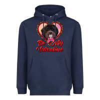 Navy be my valentine Heavyweight Hoodie - RanaPortraitStore