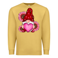 Antique Gold valentine's day with sunflowers gnomes Premium Sweatshirt - RanaPortraitStore