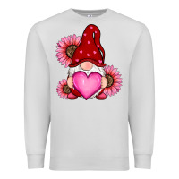 Dove Grey valentine's day with sunflowers gnomes Premium Sweatshirt - RanaPortraitStore