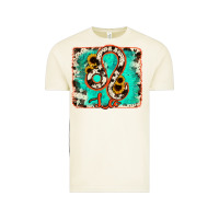 Vintage Arctic leo turquoise cowhide Vintage Tee - RanaPortraitStore