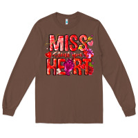 Chestnut Mis Steal Your Heart Long Sleeve Tee - CowhideDigitalArt