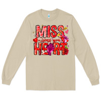 Mushroom Mis Steal Your Heart Long Sleeve Tee - CowhideDigitalArt