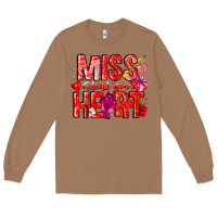 Toasted Coconut Mis Steal Your Heart Long Sleeve Tee - CowhideDigitalArt