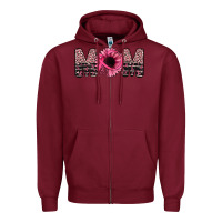 Burgundy mom Zipper Hoodie - JahusDesignShop