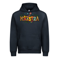 Navy spanish maestra teacher Urban Hoodie - RanaPortraitStore