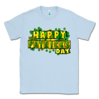 Dusty Blue Happy St. Patrick's Day Classic Tee - HowdyJamesFarm