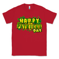 Red Happy St. Patrick's Day Classic Tee - HowdyJamesFarm