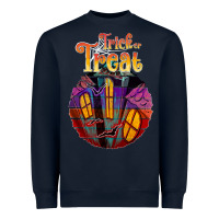 Navy trick treat black Heavyweight Sweatshirt - JahusDesignShop
