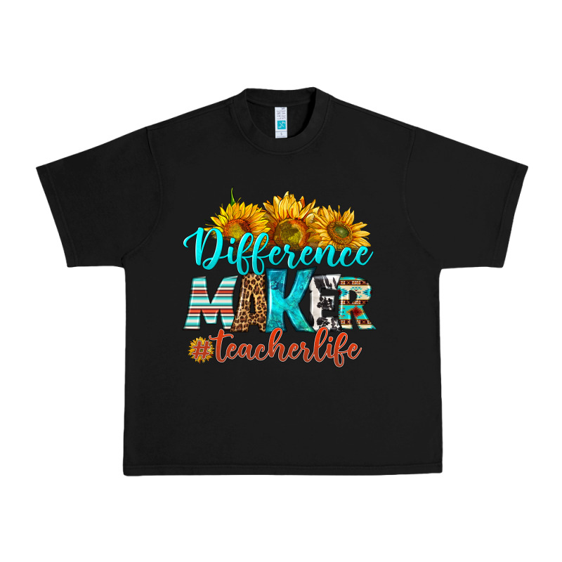 Difference Maker Teacher Life Urban Heavy Tee by BundleAndBundleShop | Teevron