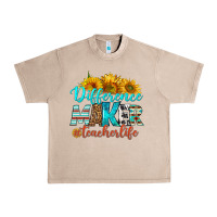 French Oak difference maker teacher life Urban Heavy Tee - BundleAndBundleShop
