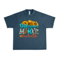 Midnight Navy difference maker teacher life Urban Heavy Tee - BundleAndBundleShop