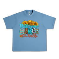 Pebble Blue difference maker teacher life Urban Heavy Tee - BundleAndBundleShop