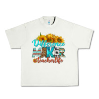 Pistachio difference maker teacher life Urban Heavy Tee - BundleAndBundleShop