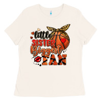 Bone little sister biggest fan basketball Ladies Tee - FaDigitalArtStudio