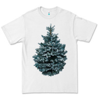 White Colorado Blue Spruce Premium Tee - RanaPortraitStore