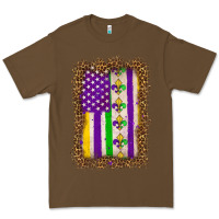 Cacao mardi gras usa flag leopard Premium Tee - OliviaCreatesArt