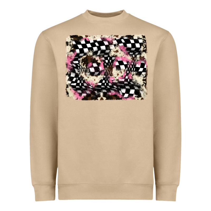 Cowhide Racing Backgraund Heavyweight Sweatshirt by JahusDesignShop | Teevron