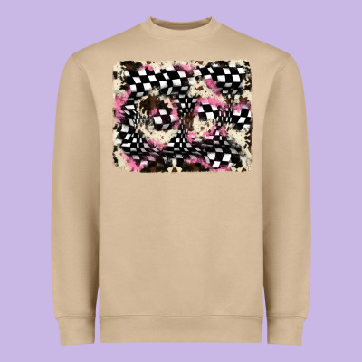 Cowhide Racing Backgraund Heavyweight Sweatshirt Designed By Jahusdesignshop