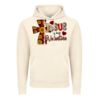 Vintage Artic Jesus is My Valentine Cross Vintage Hoodie - CowhideDigitalArt