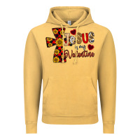 Vintage Mustard Jesus is My Valentine Cross Vintage Hoodie - CowhideDigitalArt