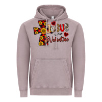 Vintage Zinc Jesus is My Valentine Cross Vintage Hoodie - CowhideDigitalArt