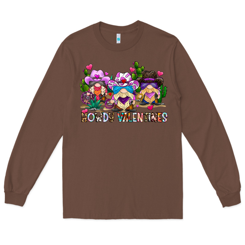 Howdy Valentines Long Sleeve Tee by CowhideDigitalArt | Teevron