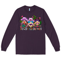Plum howdy valentines Long Sleeve Tee - CowhideDigitalArt