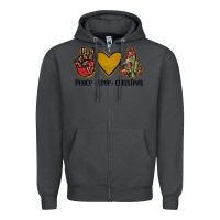 Smoke peace love christmas Zipper Hoodie - JahusDesignShop