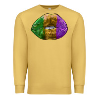 Antique Gold mardi gras kiss Premium Sweatshirt - RanaPortraitStore