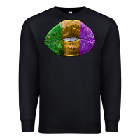 Black mardi gras kiss Premium Sweatshirt - RanaPortraitStore