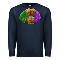 Navy mardi gras kiss Premium Sweatshirt - RanaPortraitStore