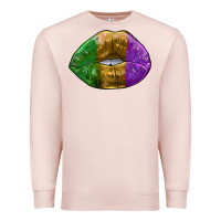Pale Pink mardi gras kiss Premium Sweatshirt - RanaPortraitStore
