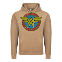 Vintage Coffee Wonder Woman Vintage Emblem Vintage Hoodie - maiPhamDesign