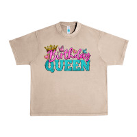 French Oak birthday queen Urban Heavy Tee - BundleAndBundleShop