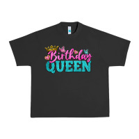 Pigment Black birthday queen Urban Heavy Tee - BundleAndBundleShop