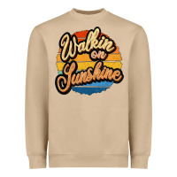 Mushroom Walking on Sunshine Heavyweight Sweatshirt - JahusDesignShop