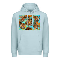 Blue Mist Tiger Premium Hoodie - Artiststas