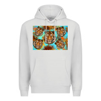 Dove Grey Tiger Premium Hoodie - Artiststas