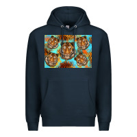 Navy Tiger Premium Hoodie - Artiststas