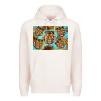 Pale Pink Tiger Premium Hoodie - Artiststas
