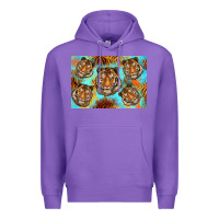 Purple Tiger Premium Hoodie - Artiststas