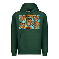 Sports Green Tiger Premium Hoodie - Artiststas